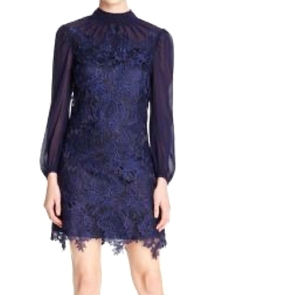 TED BAKER AMALIE LACE OVERLAY DRESS SIZE 2-4‎